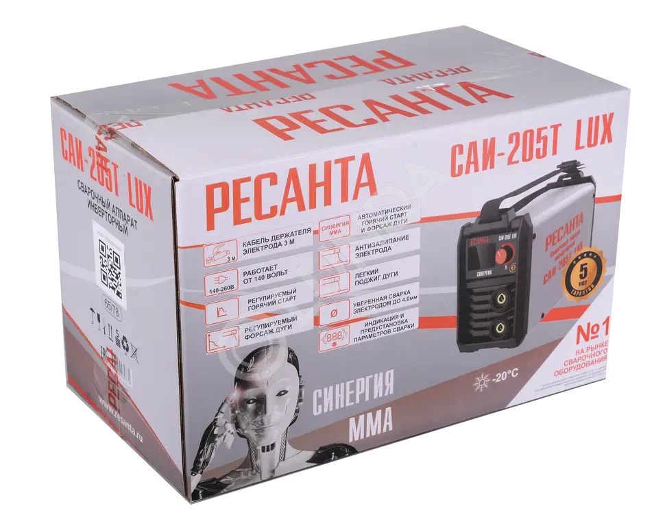 Сварочный аппарат инверторный САИ-205Т LUX, Ресанта