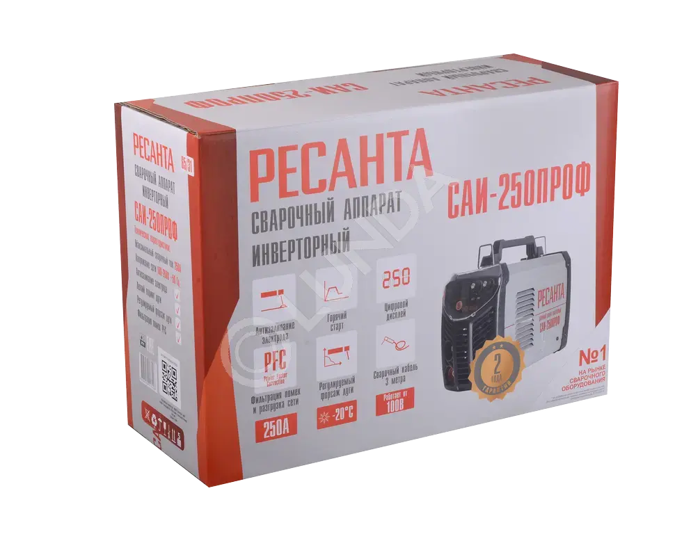 Сварочный аппарат инверторный САИ 250 ПРОФ, Ресанта