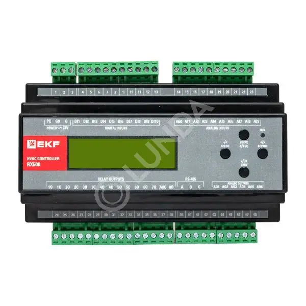 Конфигурируемый контроллер для систем отопления и ГВС RX500-H, EKF